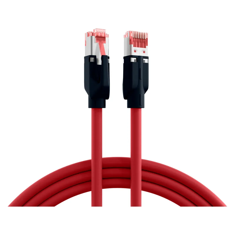 EFB Elektronik Hersteller RJ45 Patchkabel 2xHRS TM21 PIMF PUR rot UC900MHz 0.25