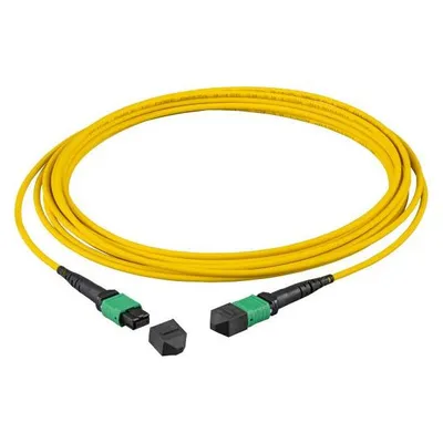 EFB Elektronik MTP¬-F/MTP¬-F 12-Fasermatrix Patchkabel OS2 LSZH gelb, Code A, 1m