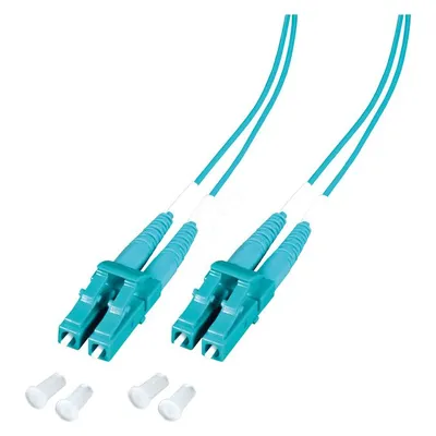 EFB Elektronik Duplex Jumper LC-LC 50/125µ, OM3, LSZH, aqua, 1.2mm, 2m