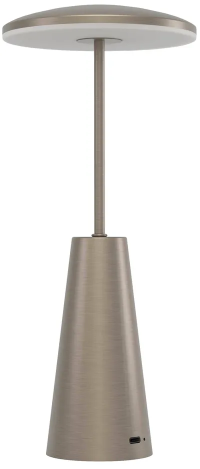 EGLO LED-Akku-Tischleuchte 900924 bronze, 2,8 W, 270 lm CCT, IP54