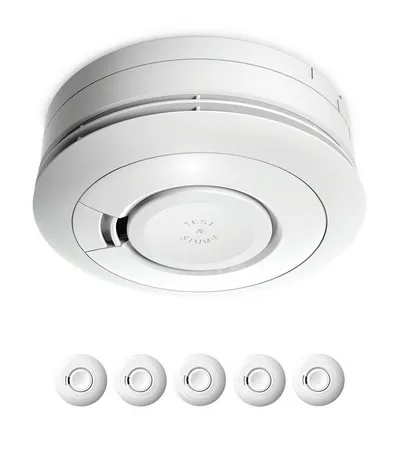 Ei Electronics 5x Ei Electronics Ei650 Rauchwarnmelder Rauchmelder 10 Jahres Batterie Rauchmelder