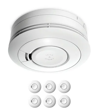 Ei Electronics 6x Ei Electronics Ei650 Rauchwarnmelder Rauchmelder 10 Jahres Batterie Rauchmelder