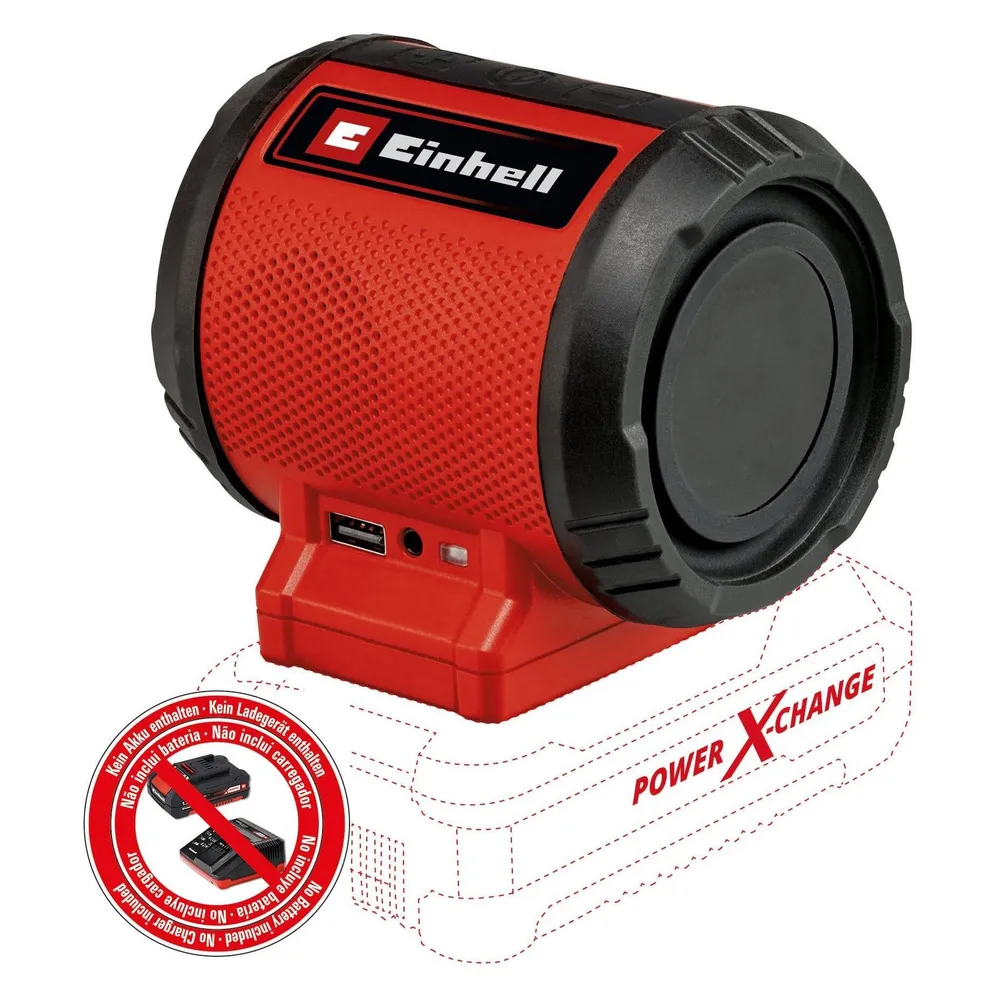 Einhell tragbarer Lautsprecher Bluetooth 5.0 3W mit USB und AUX