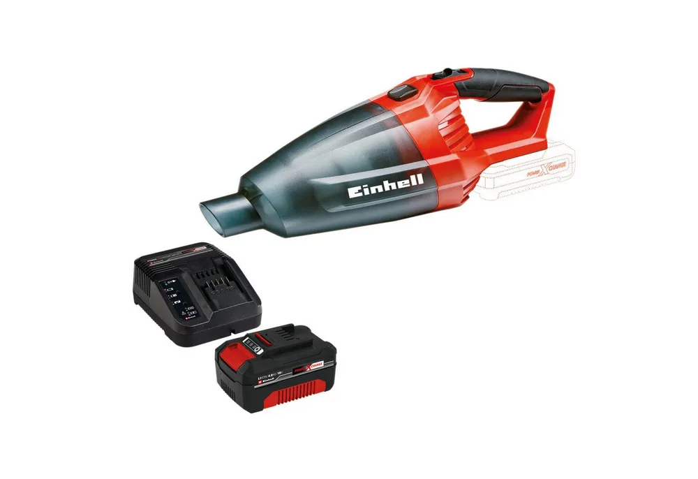 Einhell Akku-Handstaubsauger EINHELL Akku-Handstaubsauger, TE-VC 18 Li Kit (1x 4,0 Ah)