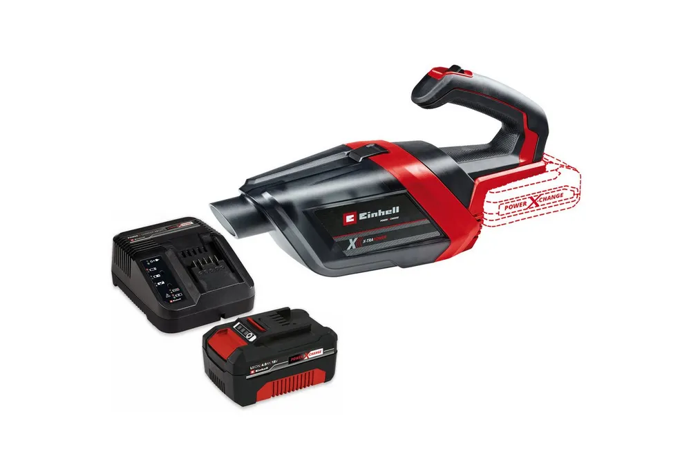 Einhell Akku-Handstaubsauger EINHELL Akku-Sauger TE-HV 18/06 Li Kit (1x 4,0 Ah)