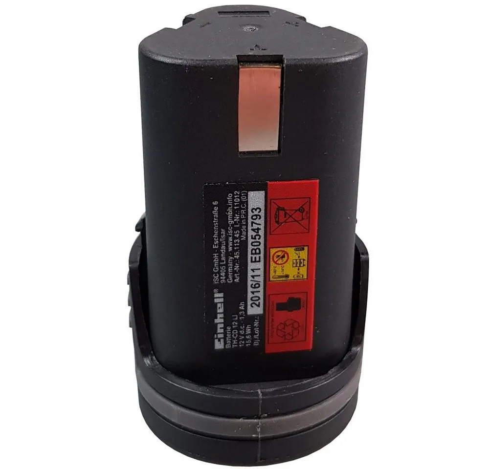 Einhell Einhell 12V Li Ersatzakku 1,3Ah (4511356) für TH-CD 12Li Akku 1497 mAh