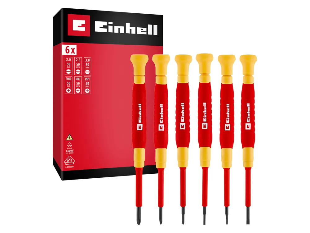 EINHELL Feinmechanik-Schraubendreher-Set VDE