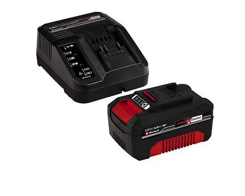 Einhell Starter Kit 4,0 Ah Akku und Ladegerät Power X-Change Li-Ion Akku Starter-Set