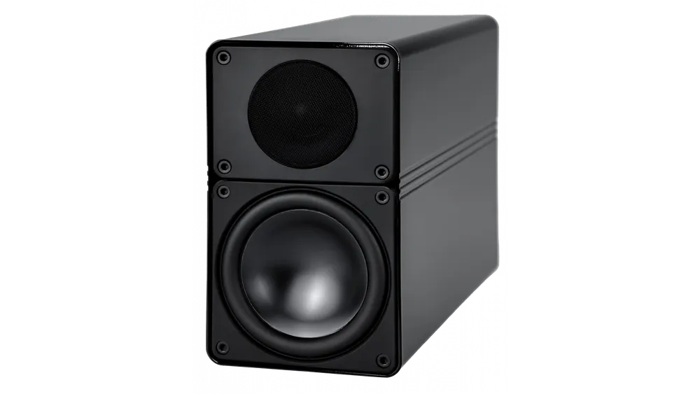 Elegant BS 305 schwarz hochglanz Stück Regal-Lautsprecher