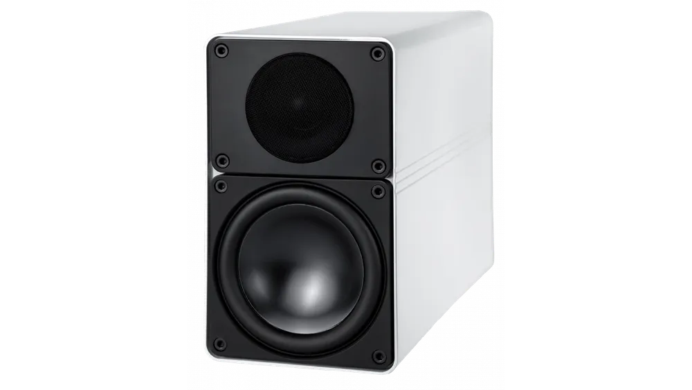 Elegant BS 305 weiss hochglanz Stück Regal-Lautsprecher