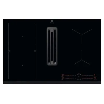 Kochfeld mit Abzug Electrolux KCC83443 Induktion 4 Zonen 78x52 cm