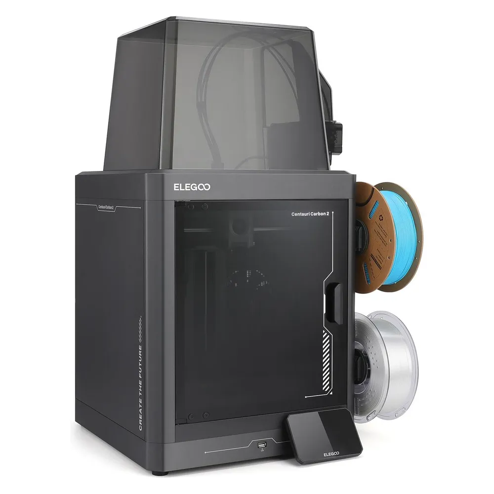 Impresora 3D Elegoo Centauri Carbon 2 Combo Multicolor 350°C WLAN Automatische Nivellierung