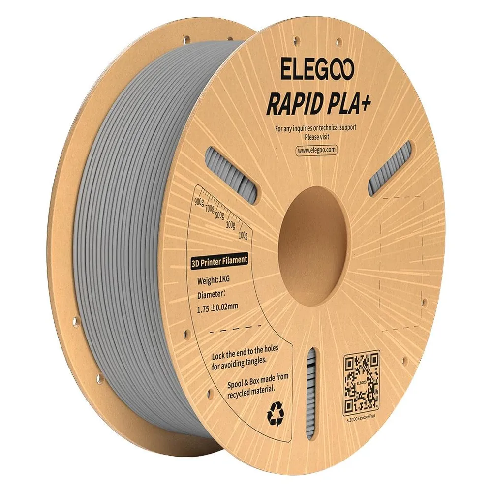 Filament PLA+ Elegoo 50.203.0116 Grau 1