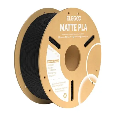 Filament PLA Matte ELEGOO Schwarz 1,75 mm Hohe Präzision Qualität