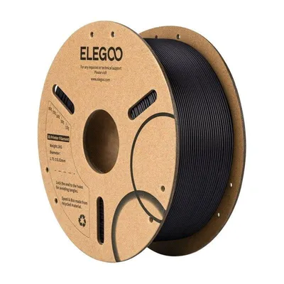 Filament PLA-CF Elegoo 50.203.0464 Schwarz 1,75 mm Carbonfaser Präzision