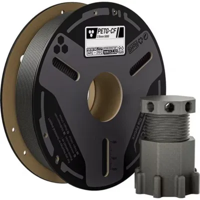 Filament PETG-CF Elegoo Grau 1,75 mm Carbon Hochfest