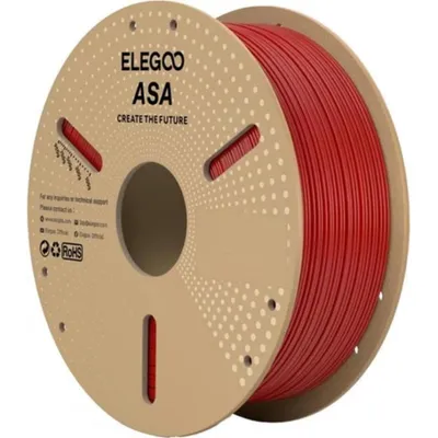 Filament ASA Elegoo 50.203.0739 Rot 1,75 mm Hohe UV-Beständigkeit