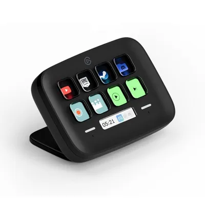 Elgato Stream Deck Neo Black Moderner Controller für Gamer – Schnellzugriff‑Tasten zum Starten