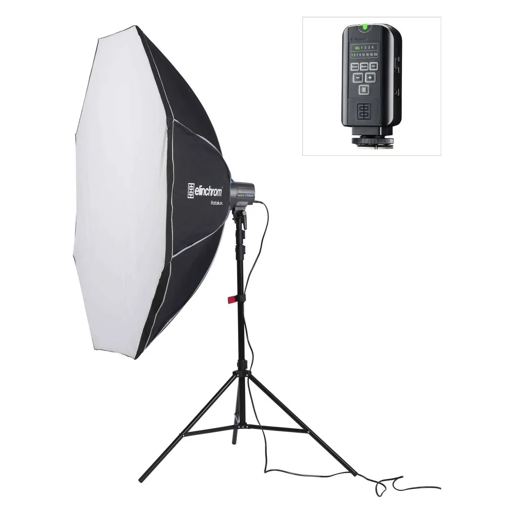 Studio Blitz Kit Elinchrom Kit New Born Rx One mit Rotalux Octabox 135cm