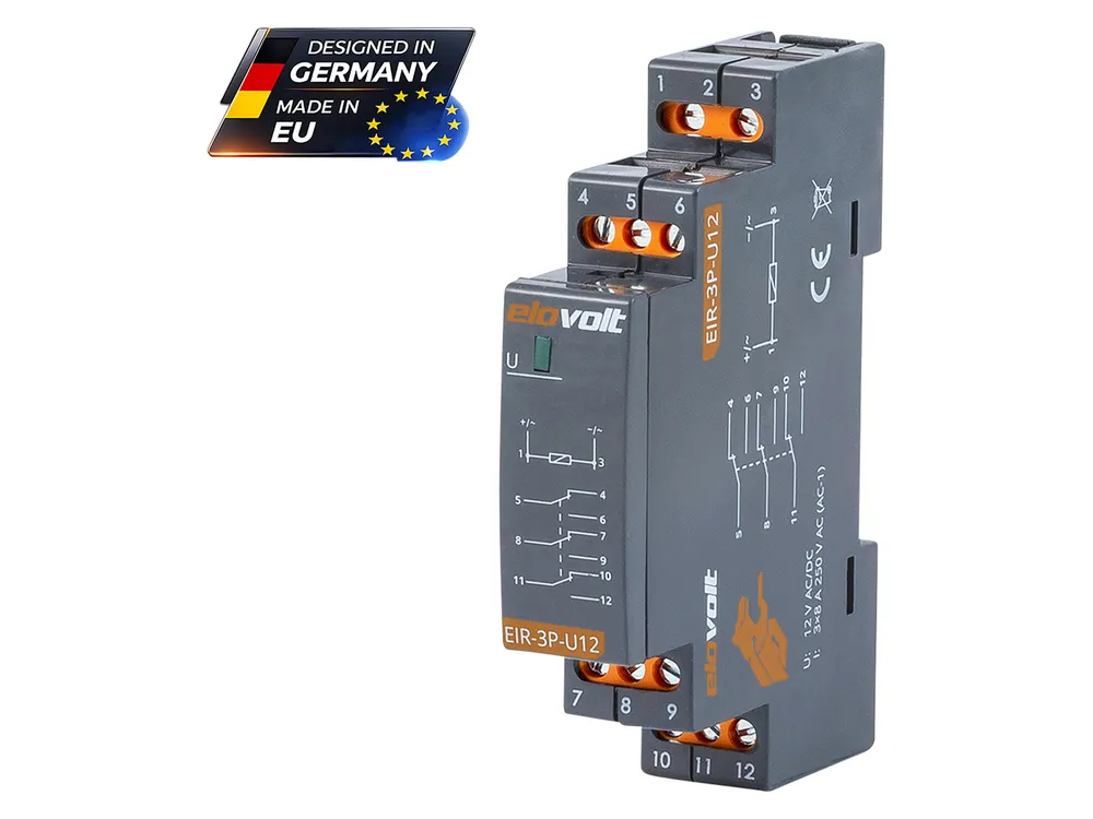ELOVOLT Schaltrelais EIR-3P-U12
