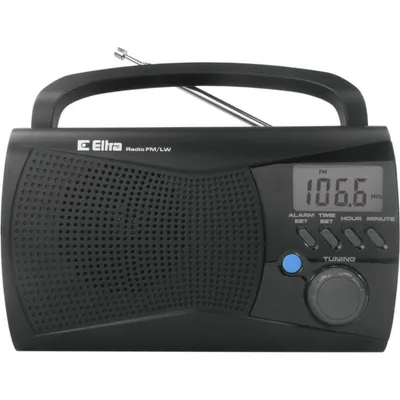Eltra Kinga 2 FM/LW Analogradio mit Wecker und Kopfhörerausgang