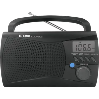 Eltra Kinga 2 tragbarer Radio FM/LW mit Wecker und Kopfhörerausgang