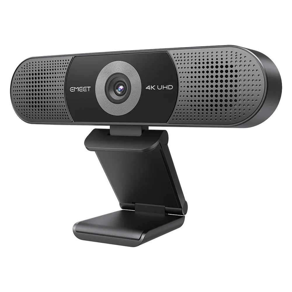 Webcam EMeet SmartCam C980Pro 4K mit Stereo-Mikrofon und Klemmbefestigung
