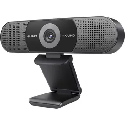 Webcam EMeet SmartCam C980Pro 4K mit Stereo-Mikrofon und Klemmbefestigung