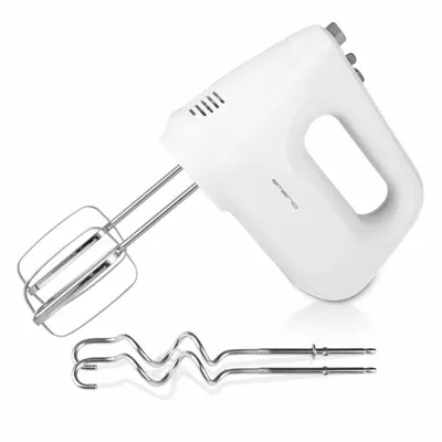 Handmixer Emerio HM-124178 250 W 6 Stufen Turbo weiß Edelstahl