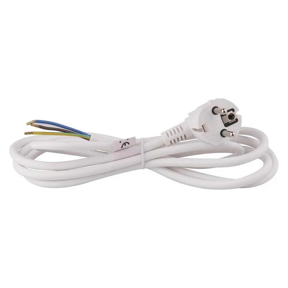 Emos Netzkabel PVC 3x 1,0mm2, 2m, weiss