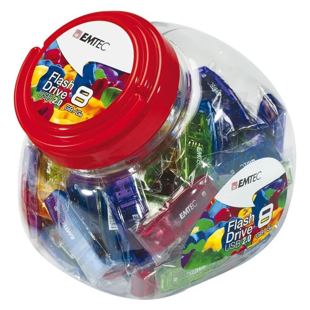 Emtec USB-Stick 32 GB C410 USB 2.0 Candy Jar 80 pcs.