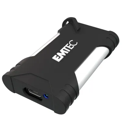 Emtec X210G 500 GB USB Typ-C 3.2 Gen 2 (3.1 Gen 2) Schwarz, Weiß
