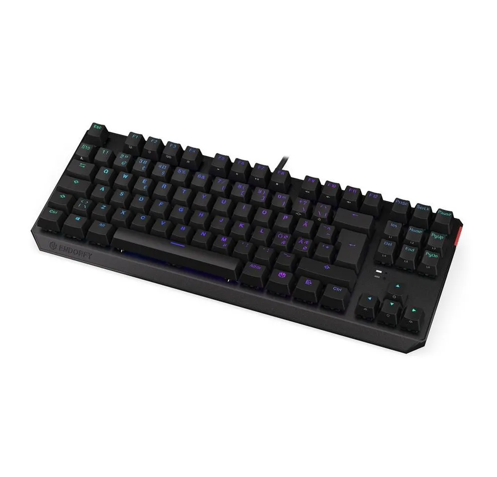 ENDORFY Thock TKL NO Red Gaming-Tastatur (TKL-Gaming-Tastatur mit Kailh Red Schaltern und RGB)