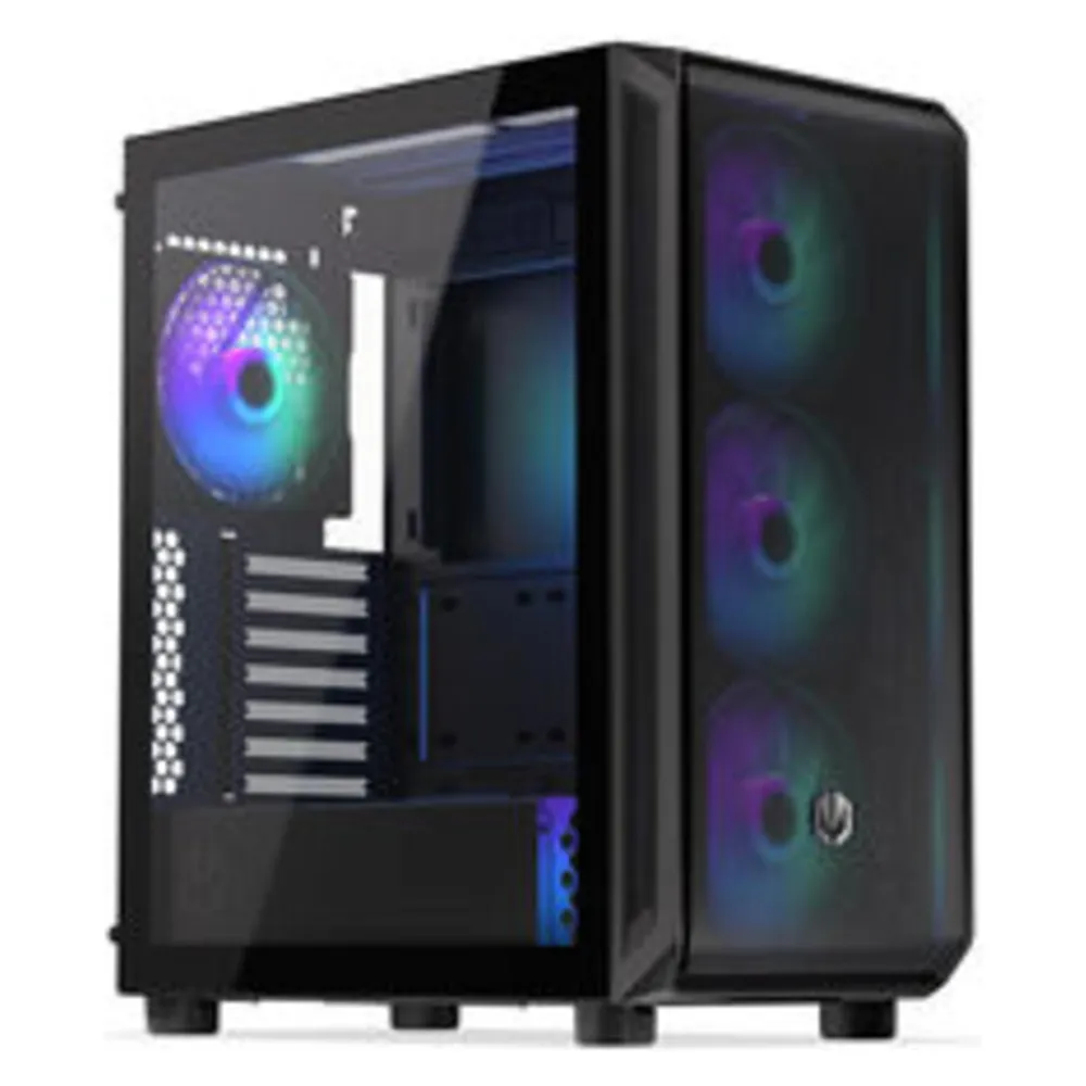 PC-Gehäuse ENDORFY Arx 500 ARGB Schwarz ATX/mATX/ITX Gehärtetes Glas