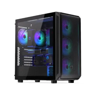 ENDORFY ARX 700 ARGB Crystal Gaming Tower, 4 Lüfter, 140 mm, USB-C, GPU, 410 mm