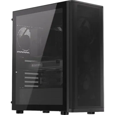 PC-Gehäuse ENDORFY Ventum 400 Air Schwarz mit Frontpaneel aus Mesh