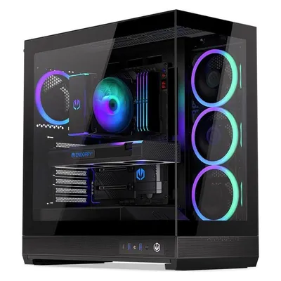 PC-Gehäuse Endorfy Fishtank 6000 Corona Midi Tower ARGB Gehärtetes Glas