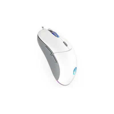 Ratón ENDORFY GEM Plus Onyx White USB-C 19000DPI Blanco RGB 6 Botones