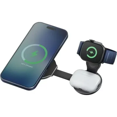 Drahtloses Ladegeraet Energea Alumag Trio 2 MagSafe 25 W