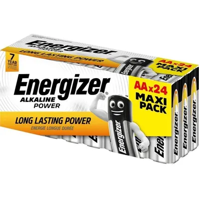 Alkaline Batterie AA 1,5V Energizer Pack 24, Lange Haltbarkeit Ohne Lecks