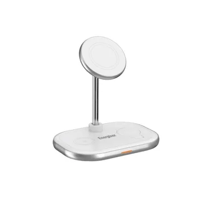 Ladegerät Energizer WCP303 kabellos Qi Schnellladung weiß 3 Geräte