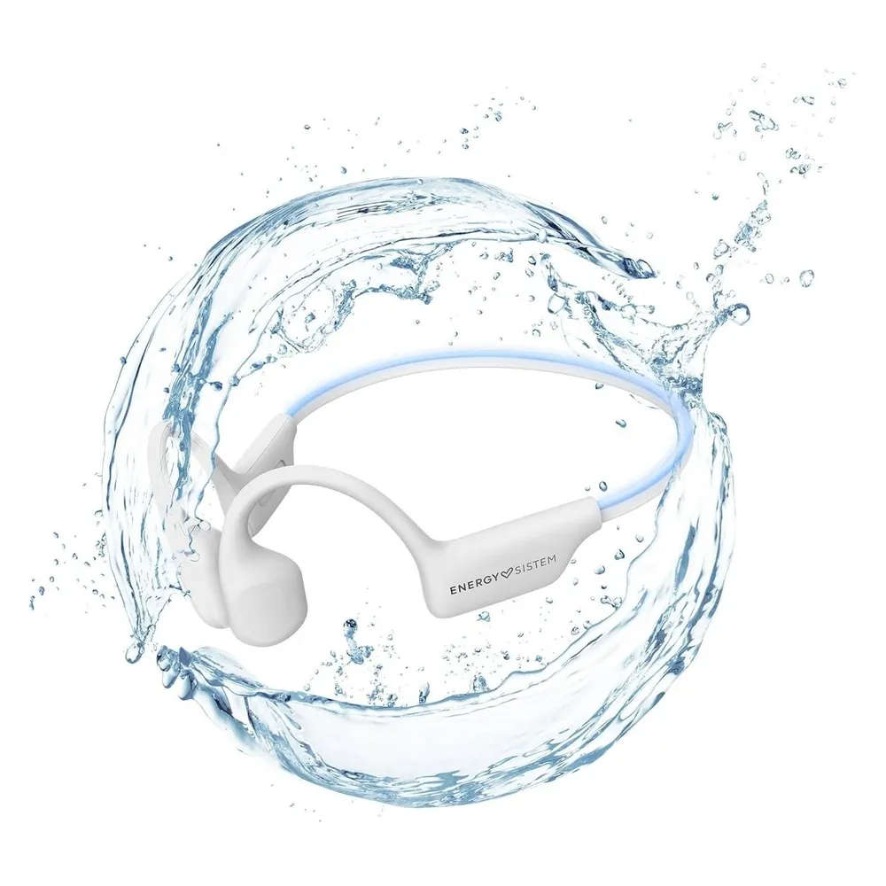 Energy Sistem AquaSport Bone Conduction Bluetooth Sportkopfhörer Weiß