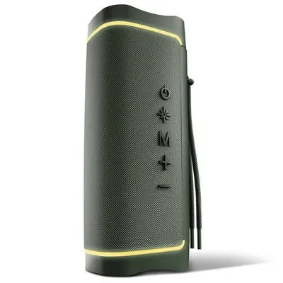 Energy Sistem Yume ECO Bluetooth-Lautsprecher mit RGB-LED-Beleuchtung, grün