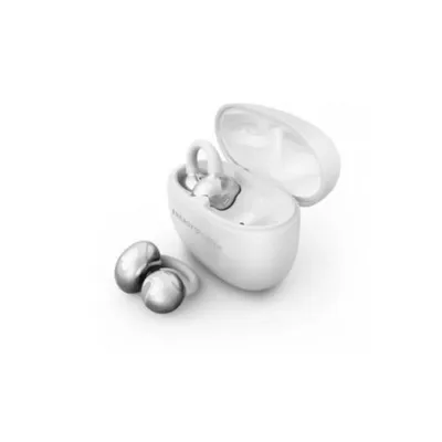 Kopfhörer Open Sound True Wireless Bluetooth mit Geräuschunterdrückung, Mikrofon und IPX4, Weiß
