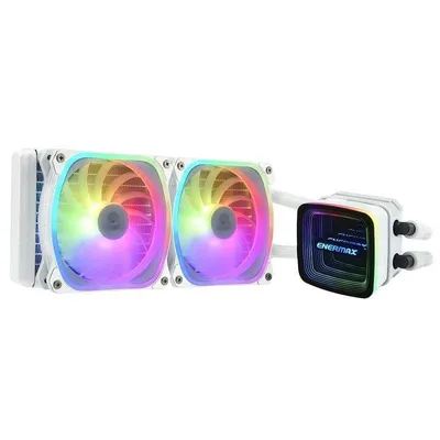 Flüssigkeitskühlung Enermax AQUAFUSION ADV ARGB 240mm 2 Lüfter Weiß