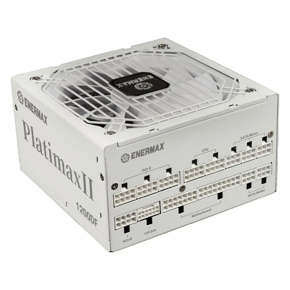Fuente de Alimentación Enermax PlatimaxII 1200W 80 Plus Platinum modular Snow White