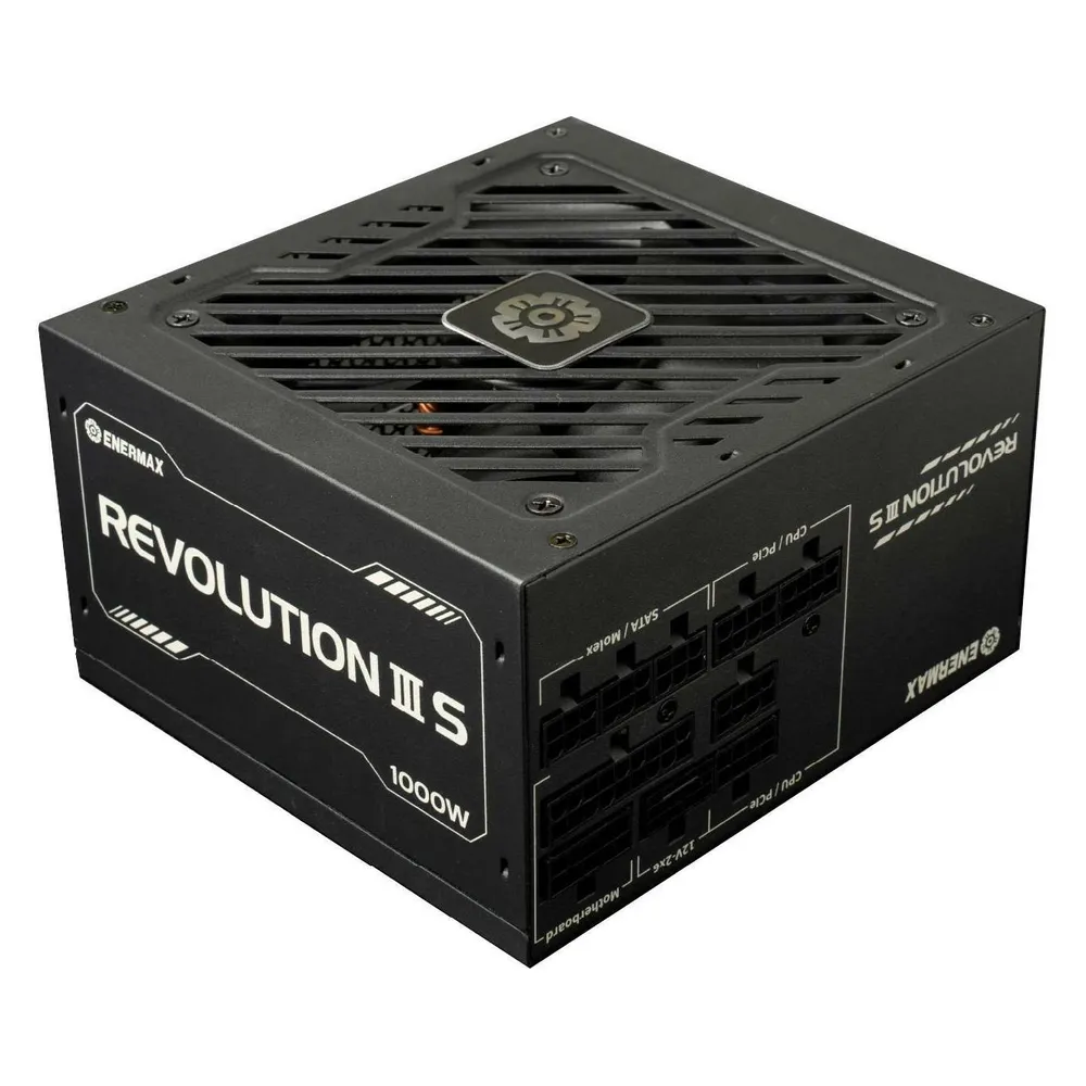Fuente de Alimentación Enermax Revolution III S 1000W 80 PLUS Platinum modular