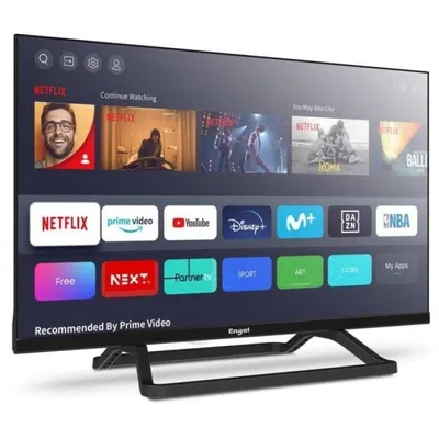 TV Engel LED LE3285SM 32" HD Ready 60Hz Smart TV VIDAA Dolby Audio Rahmenloses Design