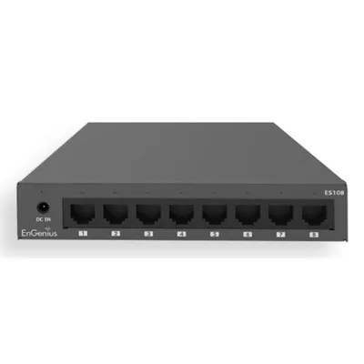 Netzwerk-Switch EnGenius ES108 8-Port Gigabit Ethernet Wandmontage