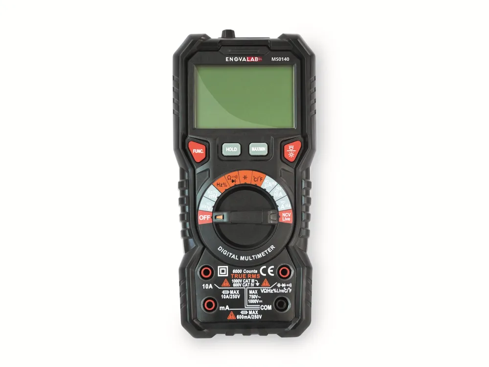 ENOVALAB Multimeter, MS0140, True RMS